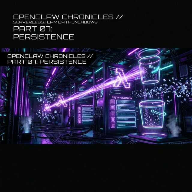 Persistence: S3 + DynamoDB State Management